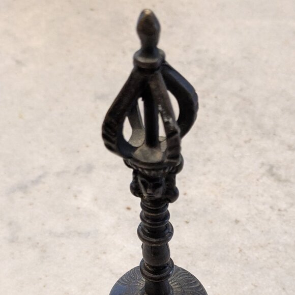 Tibetan Buddhist Vajra Ghanta Bell | Ritual Bell & Vajra | Asian Art Tibet - Picture 4 of 6